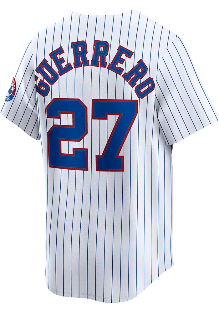 Montreal Expos Vladimir Guerrero Nike White Throwback Cooperstown