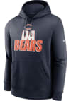Main image for Nike Chicago Bears Mens Navy Blue Local Club Long Sleeve Hoodie