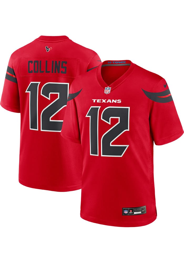 Nico Collins Houston Texans Red Alt Jersey - 173213706