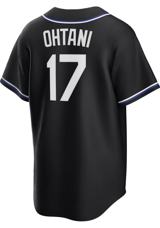 Shohei Ohtani Los Angeles Dodgers Mens Replica Fashion Jersey - Black