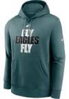 Main image for Nike Philadelphia Eagles Mens Midnight Green Local Club Long Sleeve Hoodie