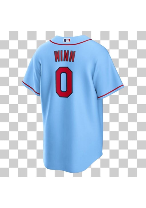 Masyn Winn St Louis Cardinals Mens Replica Alt Jersey - Light Blue