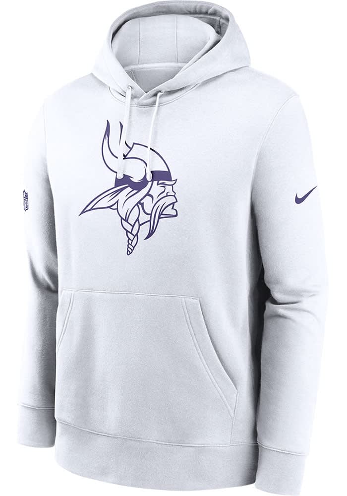 Nike Minnesota Vikings Mens Winter Warrior Hoodie White