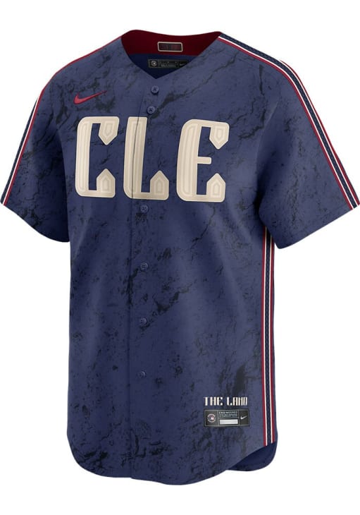 Steven Kwan Nike Cleveland Guardians Mens Navy Blue City Connect Limited Baseball Jersey