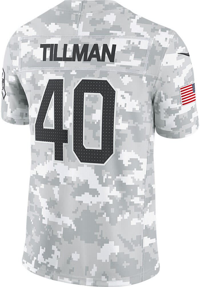 Pat Tillman Arizona Cardinals Mens White 2024 STS Limited Football