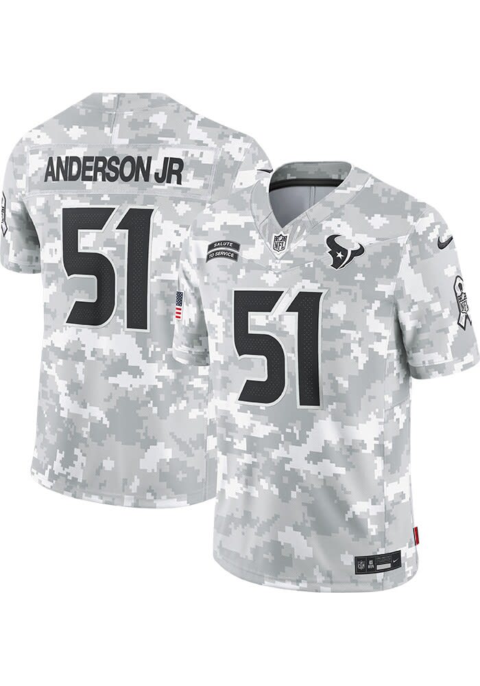 Nike Men s Houston Texans Will Anderson Jr 51 Salute To Service Jersey