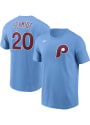 Mike Schmidt Philadelphia Phillies Nike Name And Number T-Shirt - Light Blue