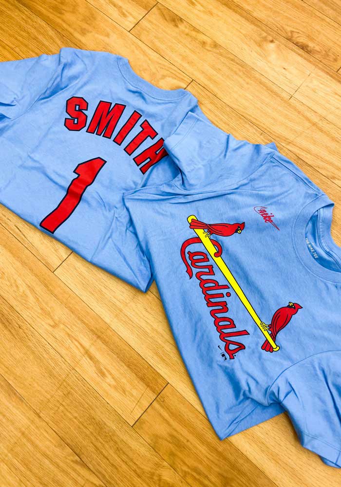 Ozzie Smith Cardinals Name And Number Short Sleeve Player T Shirt