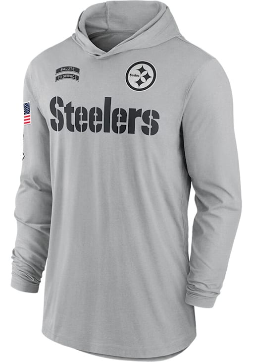 Nike Pittsburgh Steelers Mens GREY Salute to Service Lightweight