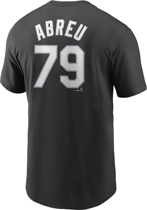 Jose Abreu Chicago White Sox BLACK Name And Number Short Sleeve