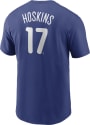 Rhys Hoskins Philadelphia Phillies Nike Name And Number T-Shirt - Blue