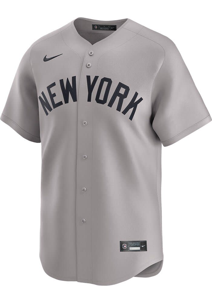 Jazz Chisholm Jr. New York Yankees Mens GREY Road Number Only 2024