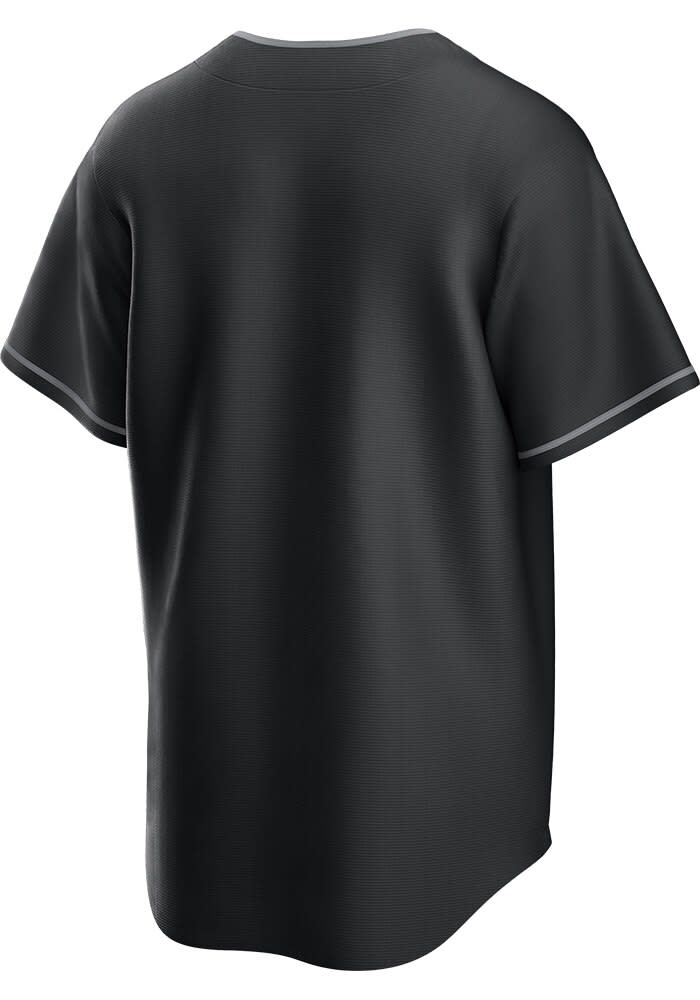 Minnesota Twins Mens Nike Replica BLACK Blank Fashion Jersey