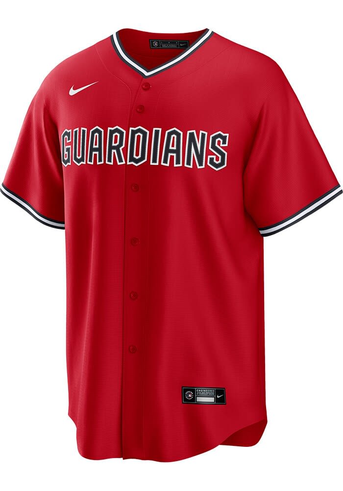 Steven Kwan Cleveland Guardians Mens Replica Red Alt Jersey