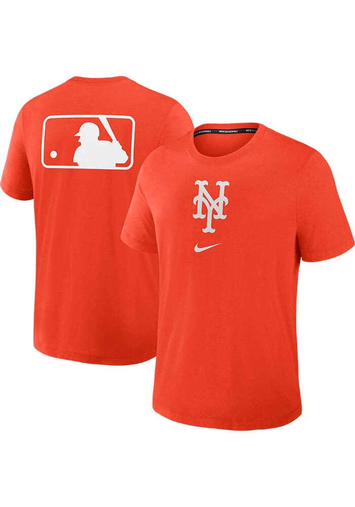 Nike New York Mets ORANGE AC Early Work Short Sleeve Fashion T