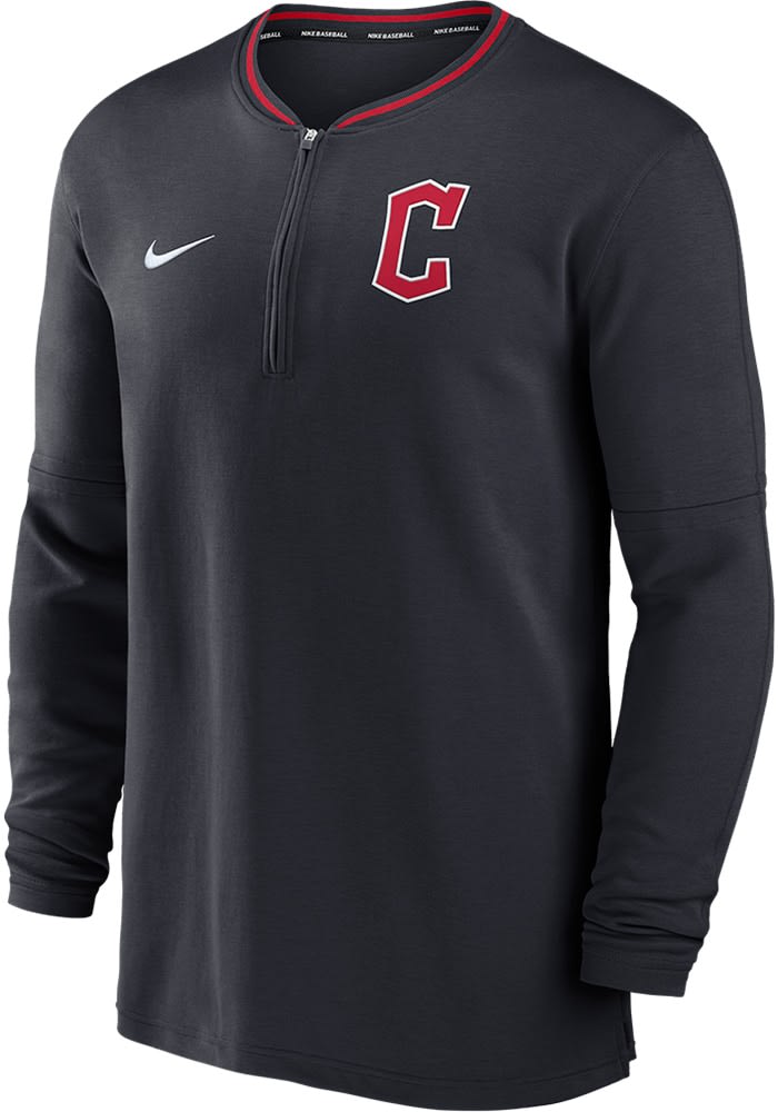 Nike Cleveland Guardians Mens NAVY AC DF Pullover - 173215360