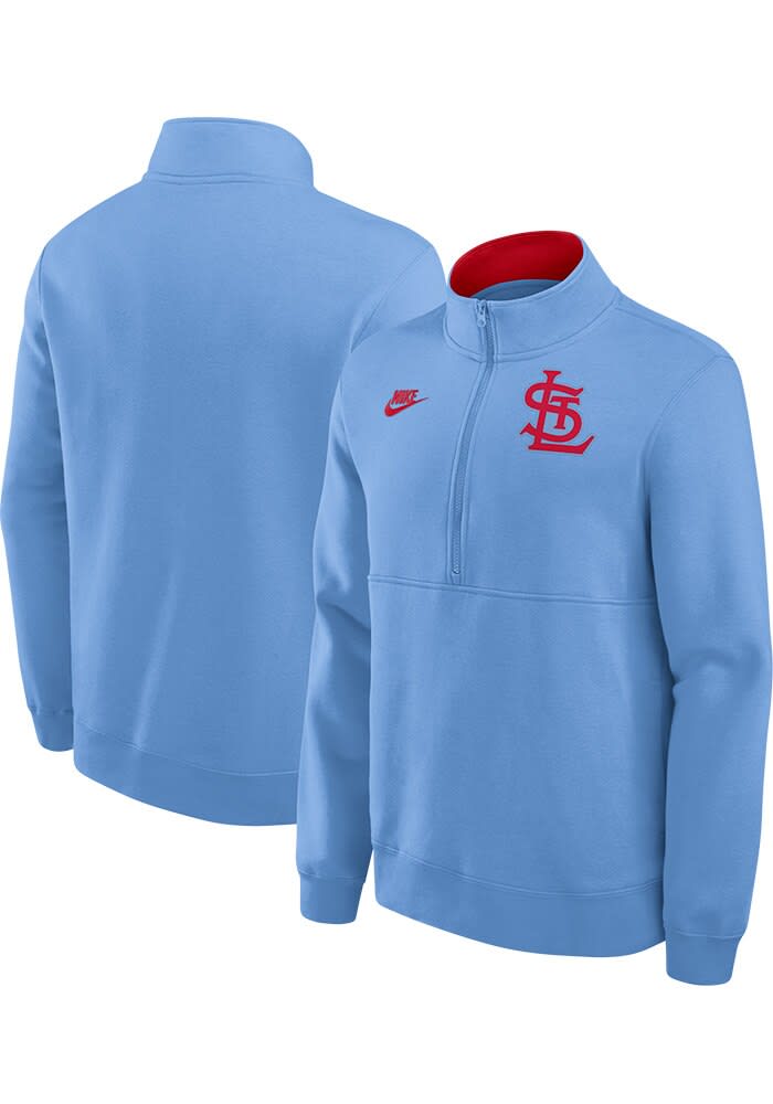 Nike St Louis Cardinals Mens LIGHT BLUE Cooperstown Knockout