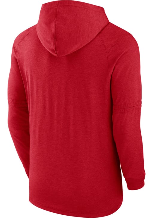 Nike Philadelphia Phillies Mens Red AC Lightweight Long Sleeve Lightweight Hoodie