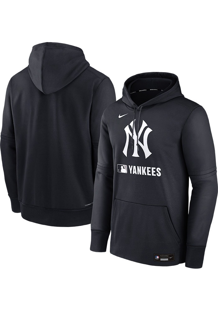 New York Yankees Mens Nike NAVY AC Therma Fit Hood - 173215413