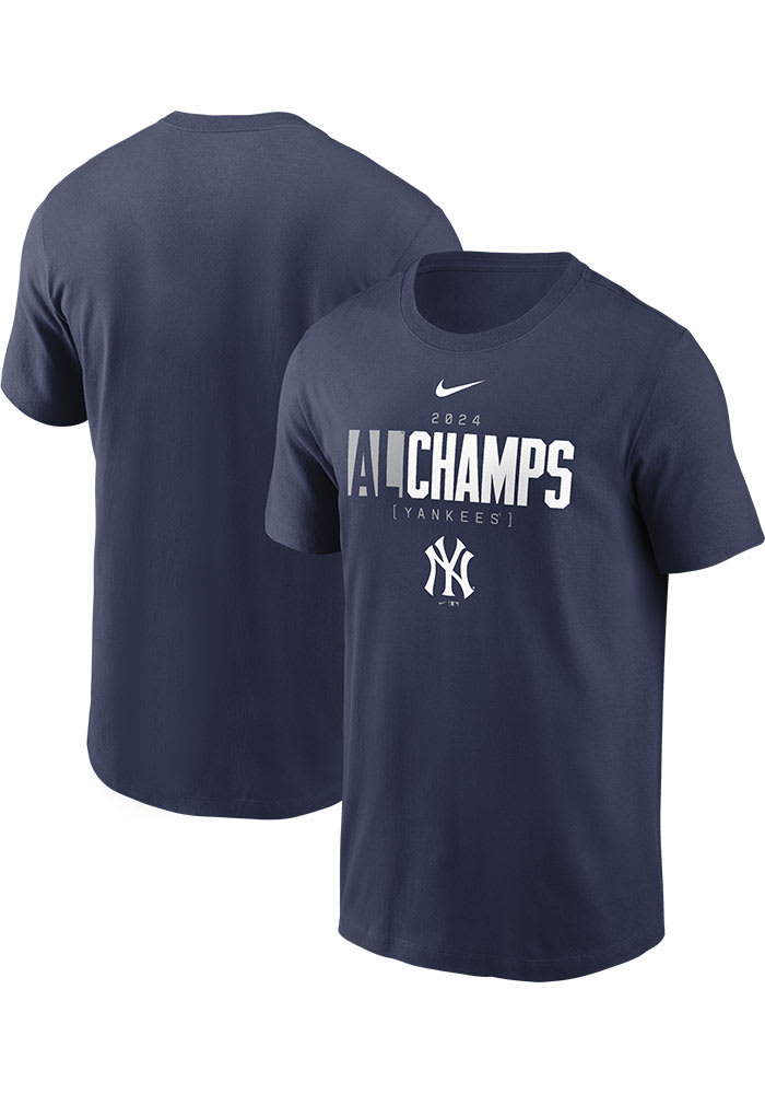 Nike New York Yankees NAVY 2024 ALCS Champs 1 Short Sleeve T Shirt