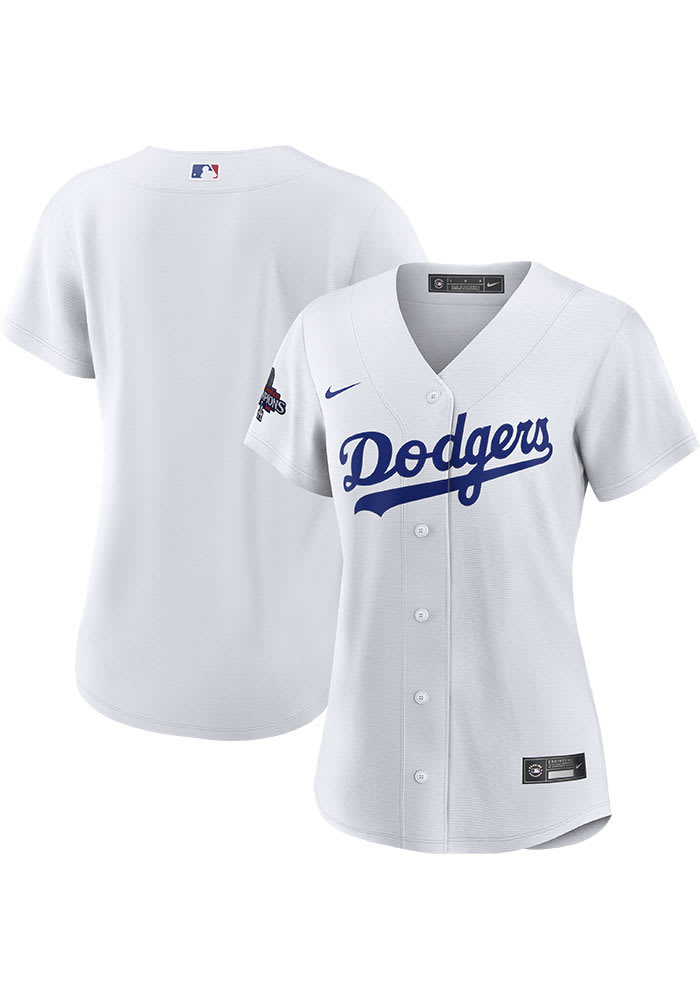 Los Angeles Dodgers Womens Nike Replica White 2024 World