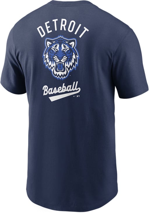 Nike Detroit Tigers Navy Blue City Connect Short Sleeve T Shirt