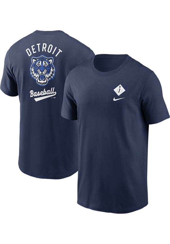Nike Detroit Tigers ベースボールシャツ Detroit Tigers Nike Navy Blue City Connect 2025 Official MLB