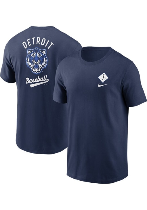 Nike Detroit Tigers Navy Blue City Connect Short Sleeve T Shirt