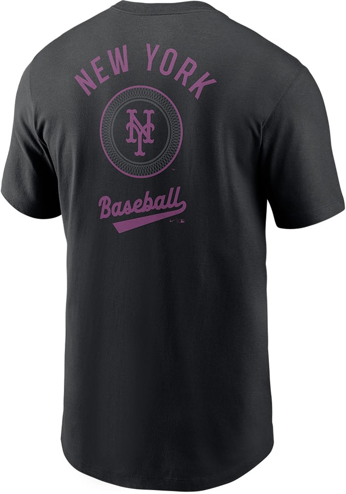Nike New York Mets BLACK City Connect Short Sleeve T Shirt
