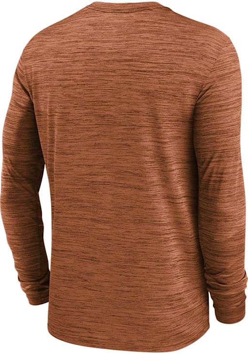 Nike Texas Longhorns Burnt Orange Sideline Velocity Long Sleeve T-Shirt