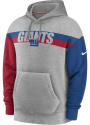 New York Giants Nike Wordmark Heritage Hood - Grey