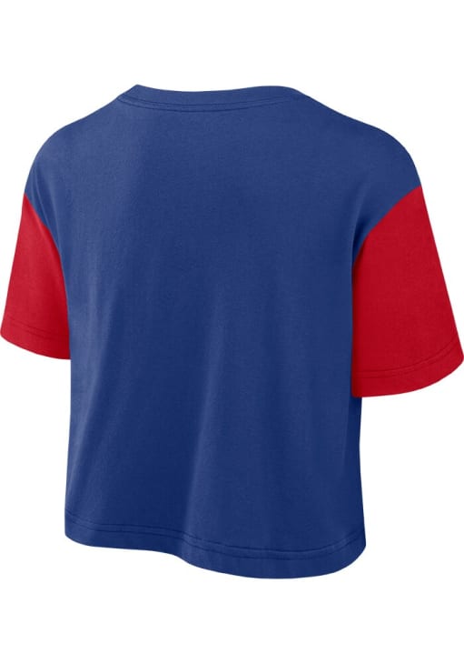 Nike Philadelphia Phillies Womens Blue Primetime Short Sleeve T-Shirt