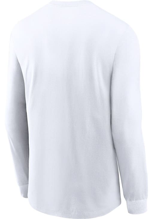 Nike North Carolina Tar Heels White Sport Drop Long Sleeve T Shirt
