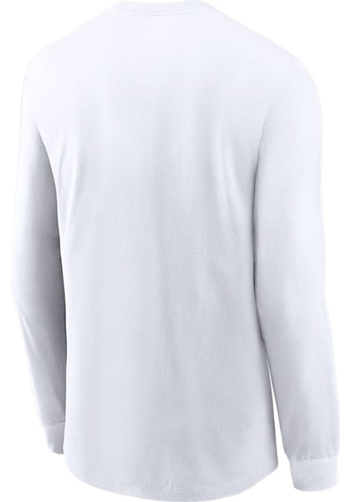 Nike Texas Longhorns White Sideline Team Issue Long Sleeve T Shirt
