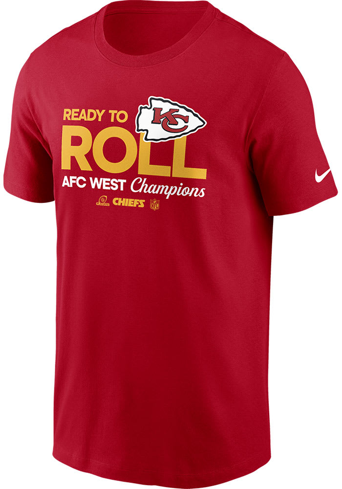 Nike Kansas City Chiefs Red 2024 Division Champs Short Sleeve T Shirt