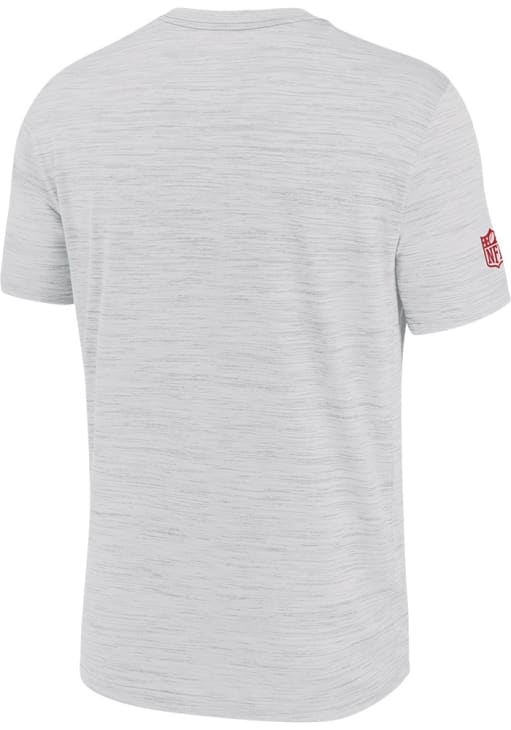Nike Kansas City Chiefs White Sideline Team Issue Short Sleeve T Shirt