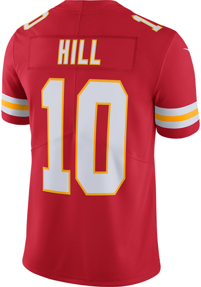 Nike Kansas City Chiefs No10 Tyreek Hill Red Men's Stitched NFL Limited Gold Rush Jersey
