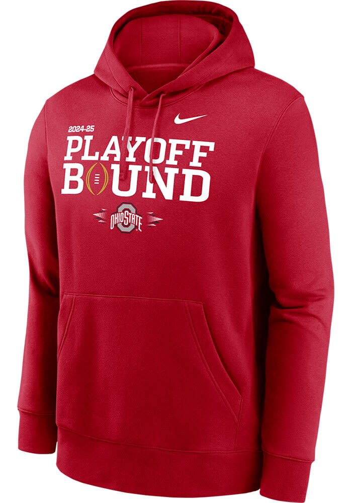red nike ohio state hoodie