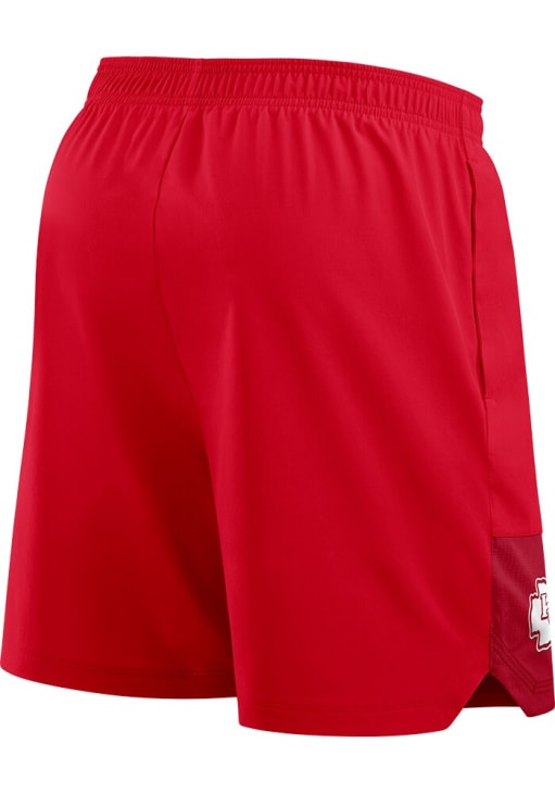 Nike Kansas City Chiefs Mens Red Sideline DF Woven Shorts