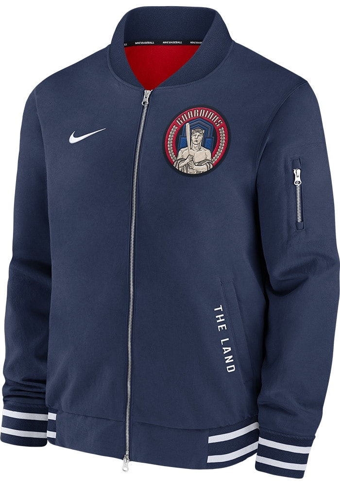 Nike Cleveland Guardians Mens BLACK/WHITE MULTI AC City Connect