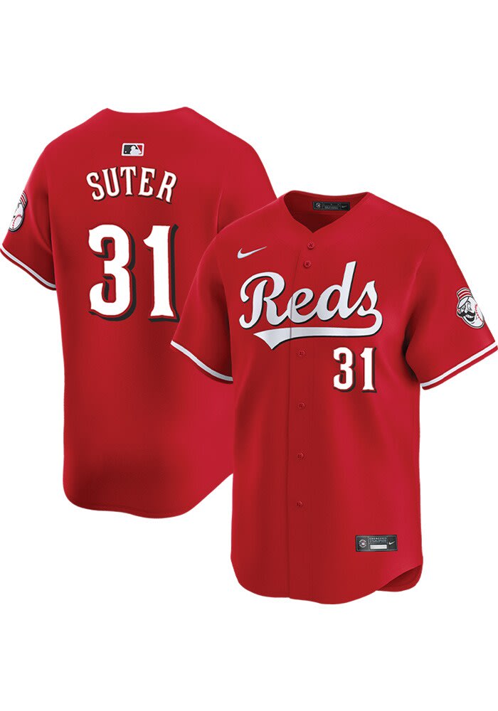 Brent Suter Cincinnati Reds Mens Alt Limited Baseball Jersey RED