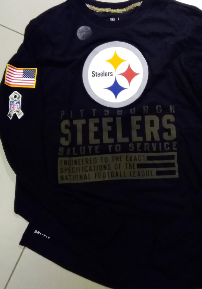 salute to service steelers shirt