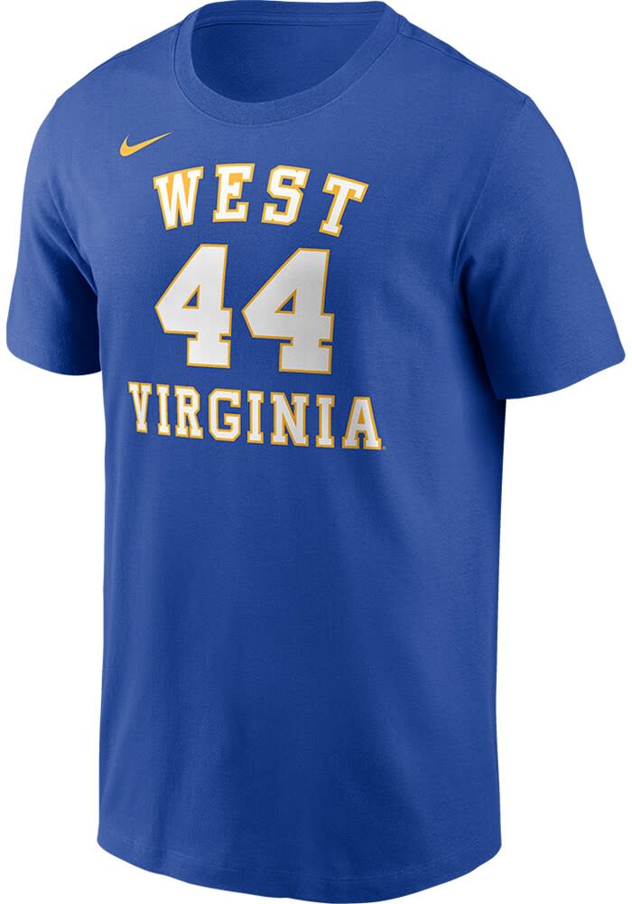 Jerry West West Virginia Mountaineers ROYAL Jerry West Name and