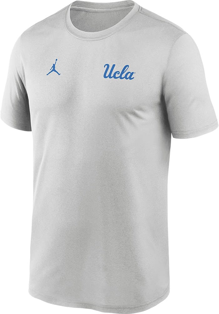 Nike UCLA Bruins GREY Sideline Legend Short Sleeve T Shirt