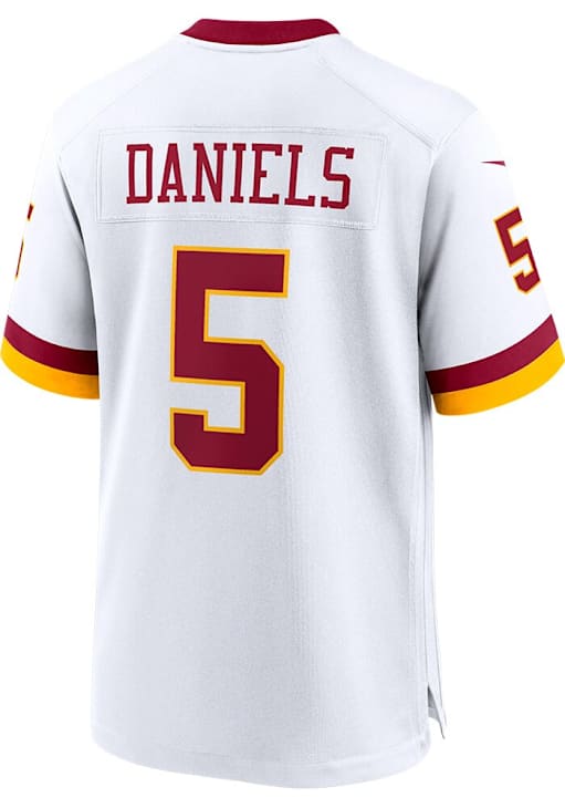 Jayden Daniels  Nike Washington Commanders White Alt Football Jersey