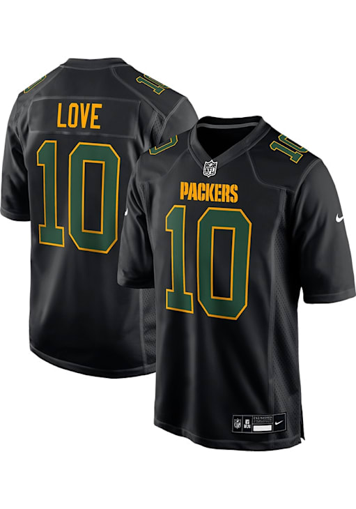 Jordan Love Green Bay Packers BLACK Carbon Jersey 173218998