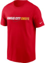 Kansas City Chiefs Nike Tonal Logo T Shirt - Red