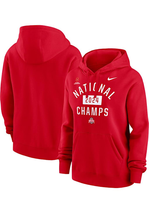 Nike Ohio State Buckeyes Womens Red 2024 Football National