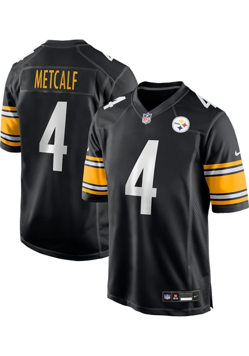 DK Metcalf  Nike Pittsburgh Steelers Black Home Football Jersey