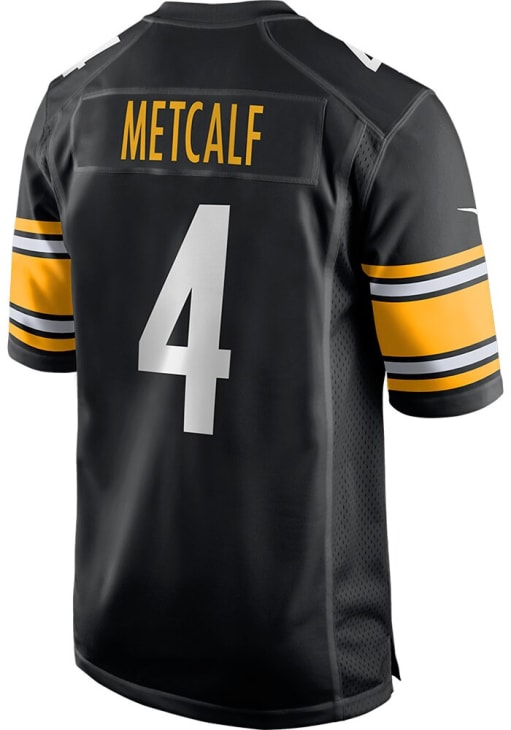 DK Metcalf  Nike Pittsburgh Steelers Black Home Football Jersey
